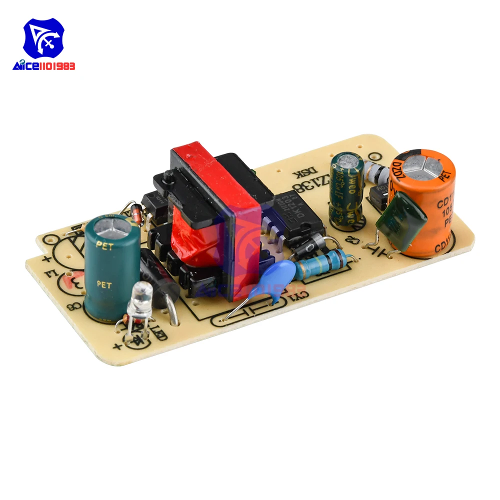 Diymore AC 100 240 В в постоянный ток 5 2 5a Импульсный блок питания барная плата штабивольт