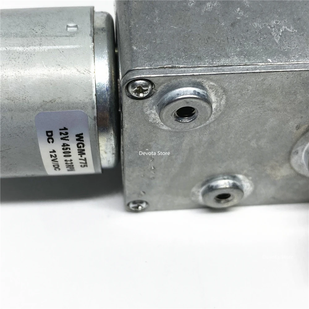 Двойной вал турбинный червячный DC Шестерни Мотор 12V 24V Крутящий момент Мощность