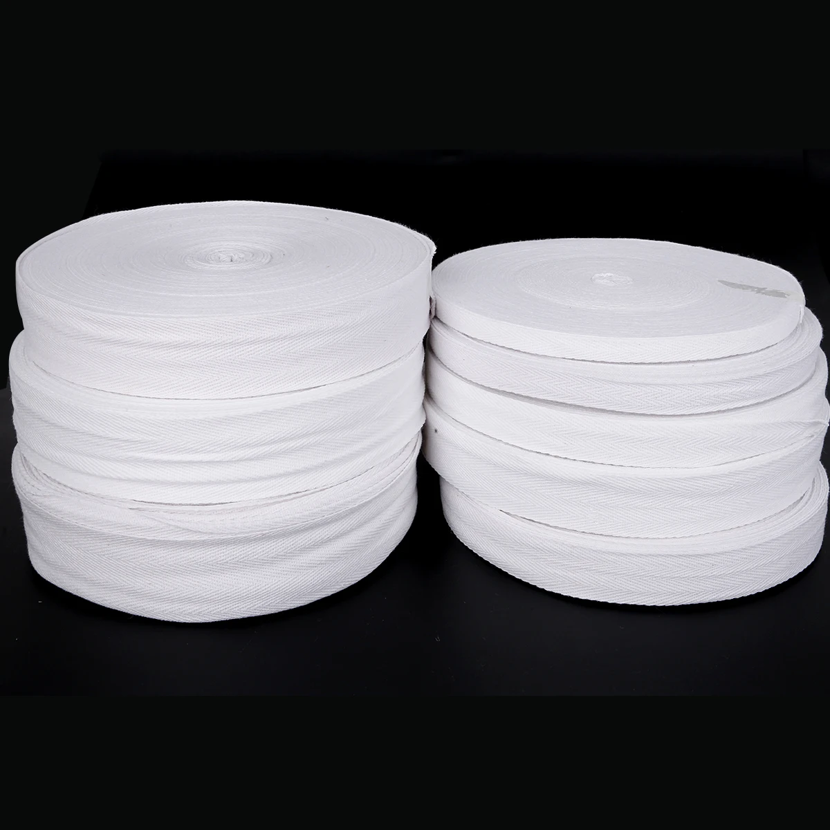 Ремень для шитья тканевая лента из 1/1 хлопка в елочку ширина 2/2 5/3/3 5/100% 5/4/5 см