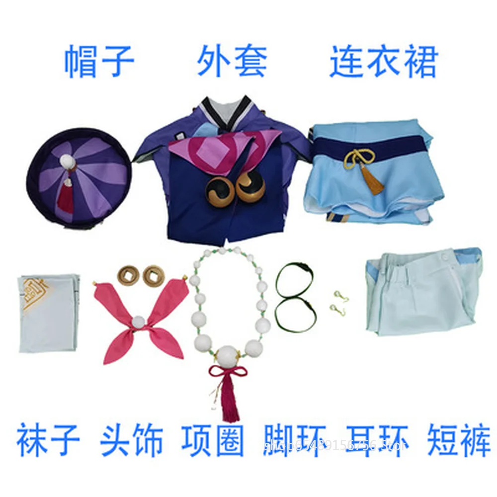 

Anime Game Genshin Cos Suits Back To The Soul Night Zombie Halloween Christmas Party Cosplay Women's Comic Show Props Costumes