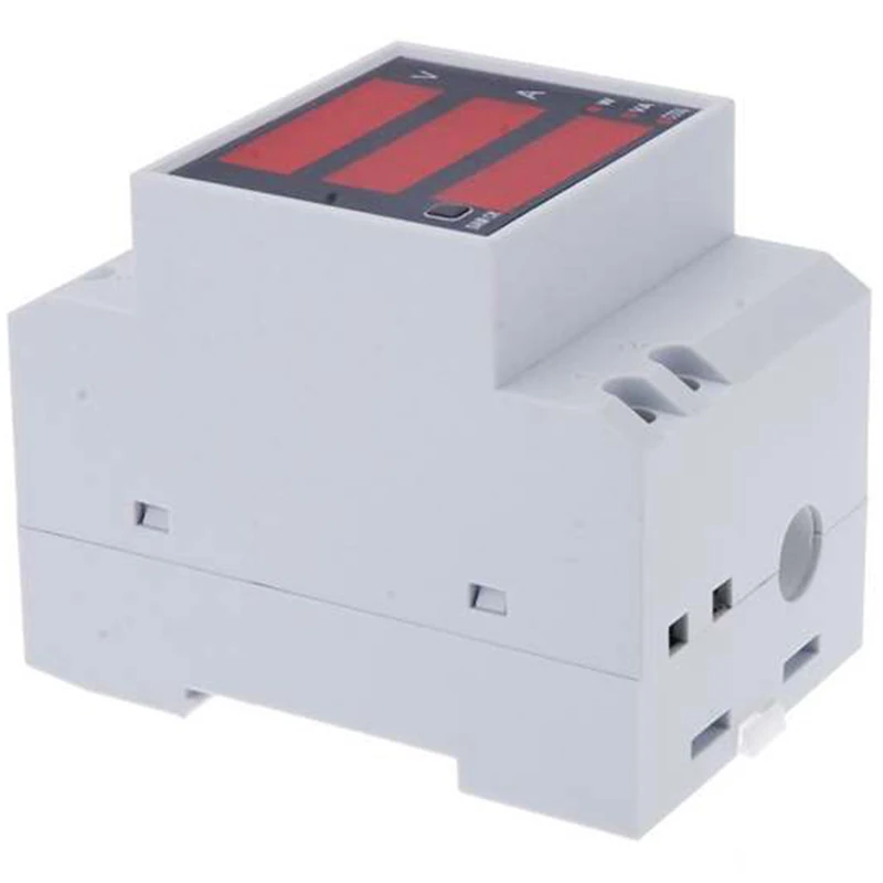 Цифровой счетчик энергии din-рейка светодиодный фактор активной мощности