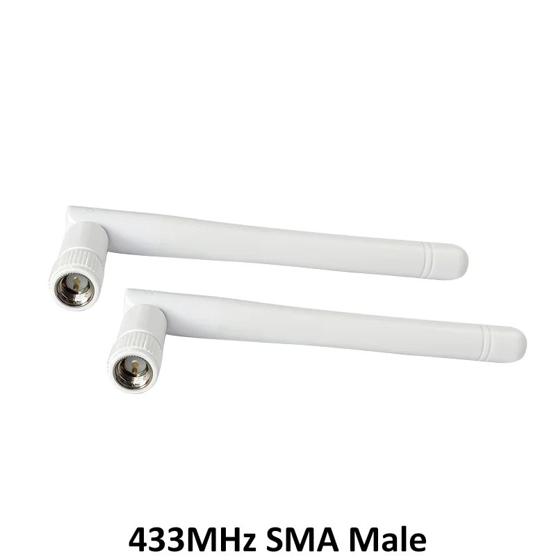 GRANDWISDOM 1-2 шт. 433 МГц Антенна 3dbi sma штекер lora антенна pbx iot модуль lorawan сигнальный