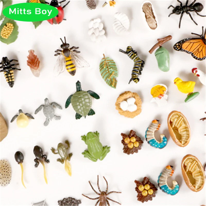 Моделирование насекомых фигурки животных мини курица лягушка паук комар океан