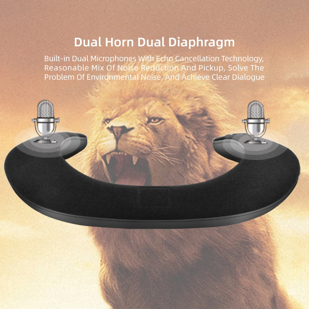 Беспроводная Bluetooth-Колонка HD с U-образным микрофоном и поддержкой музыки |