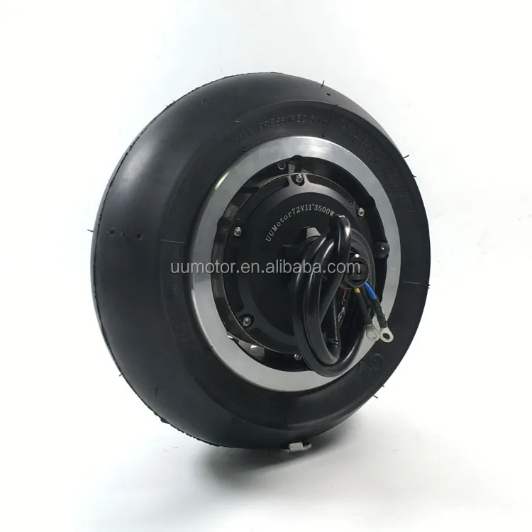 

11 inch 120km/h 72v 3500w high speed brushless wheel hub motor for racing