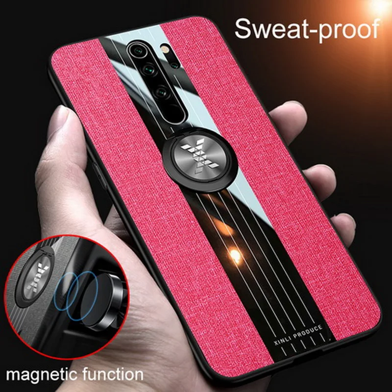 YISAHNGOU магнитное кольцо держатель пота ткань чехол для Xiaomi mi 8 9 SE CC9E CC9 A2 A3 Lite красный mi 7 K20 Note 5 7 8 Pro