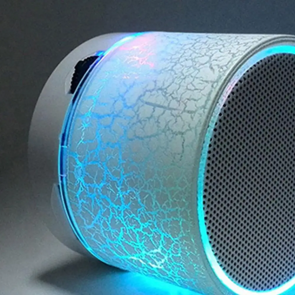 Bluetooth Динамик с Led светильник Портативный мини Беспроводной плеер USB радио Fm Mp3