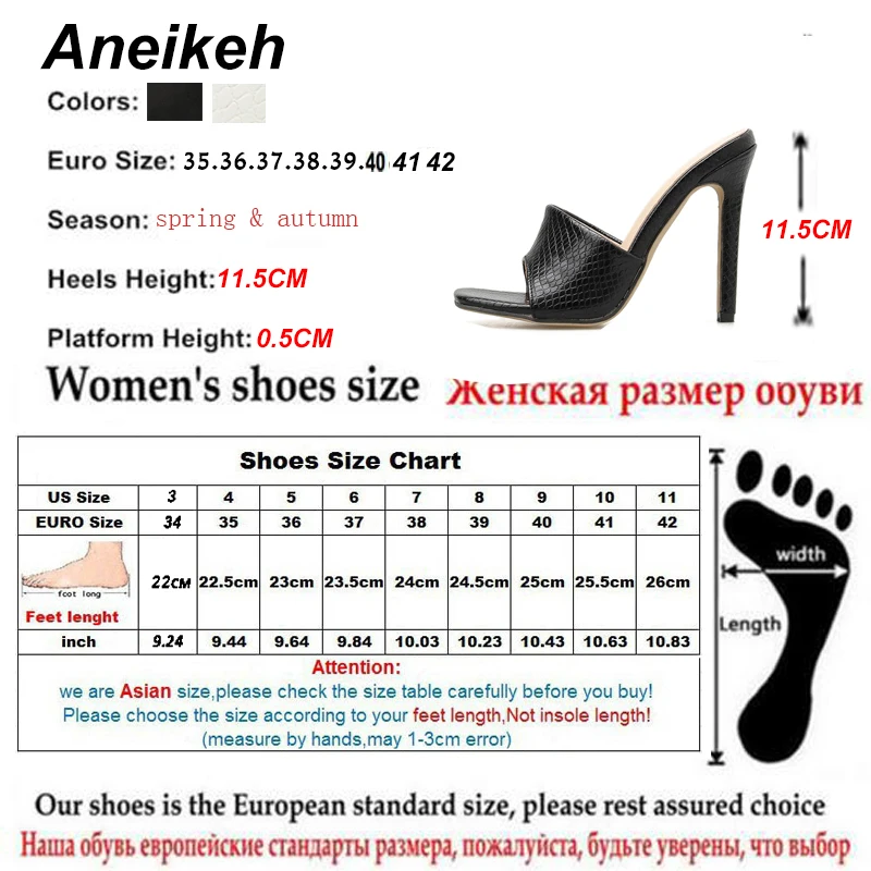 Сандалии гладиаторы Aneikeh из ПВХ модные женские туфли с открытым носком на тонком