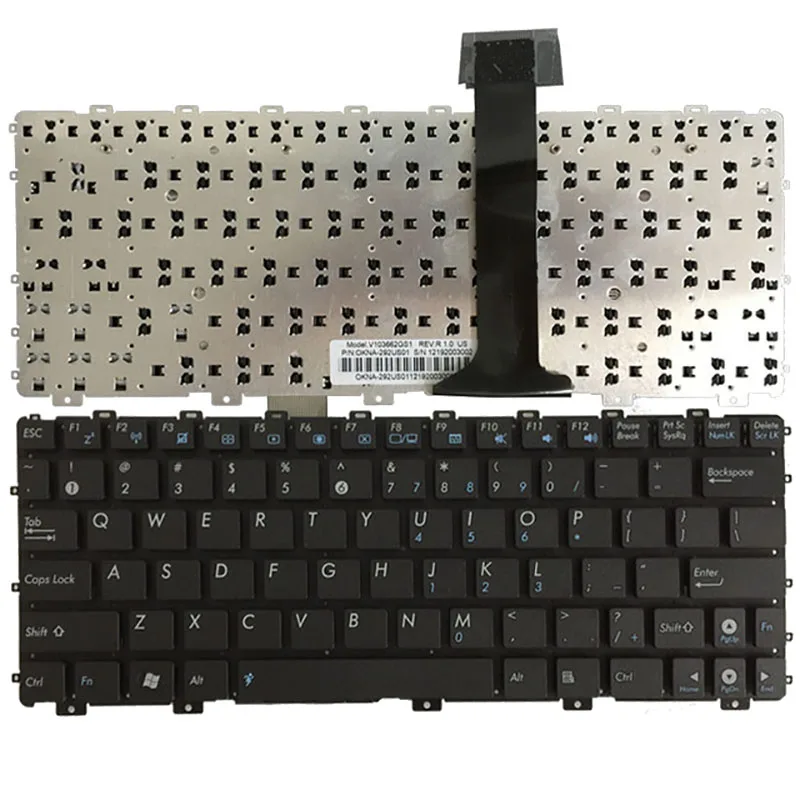 Новая клавиатура US для ноутбука Asus Eee PC EPC 1015 1015B 1015PN 1015PW 1015T 1011px 1015BX 1015CX 1015PX 1025 1025C