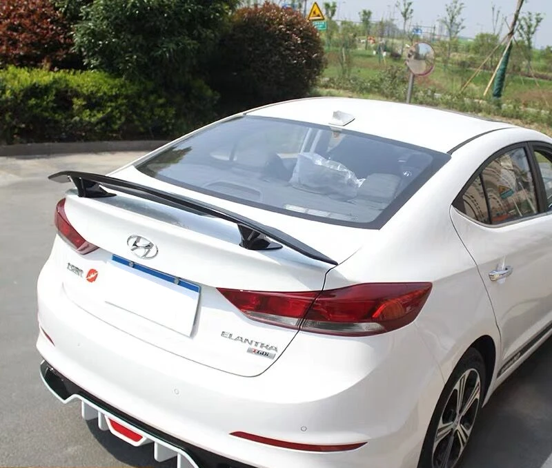 Спойлер заднего крыла автомобиля для Hyundai Elantra 2016-2018 высокое качество АБС-пластик