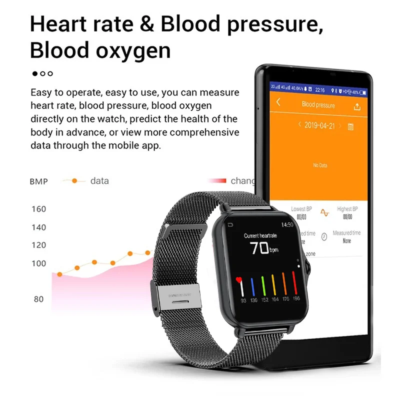 

ROLLSTIMI 2021 New Smart Watch Women Men Bluetooth Call Fitness Tracker Laidies Smartwatch Heart Rate Sleep Monitor Man Watches