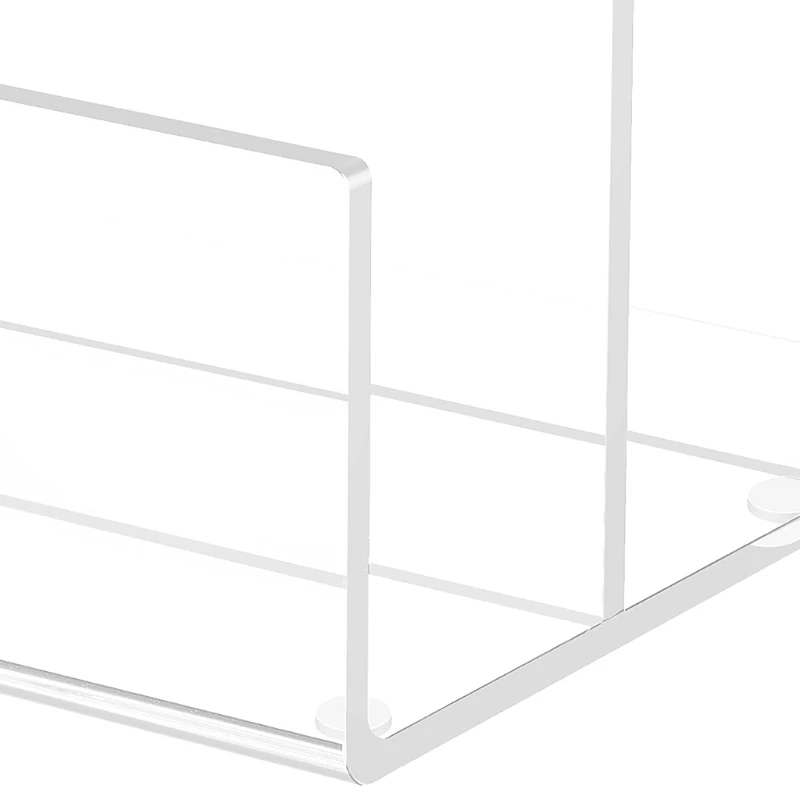 A5KA прозрачный акриловый держатель для файлов 3 секции плотный Органайзер стола