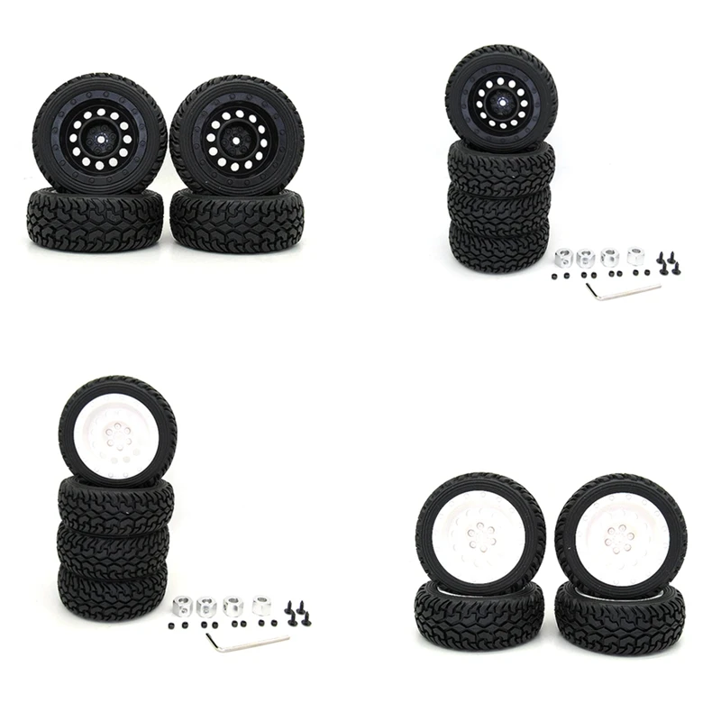

4 шт., комплект колес и колес для радиоуправляемых автомобильных шин, обновленные аксессуары для MN D90 D91 D96 MN99S, запасные части для радиоуправл...