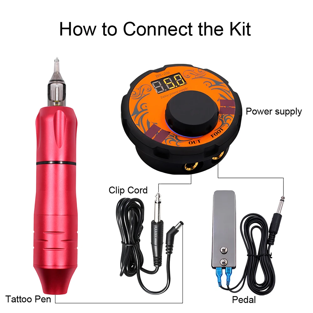 Профессиональный набор для тату машинки полный лучшая вращающаяся ручка