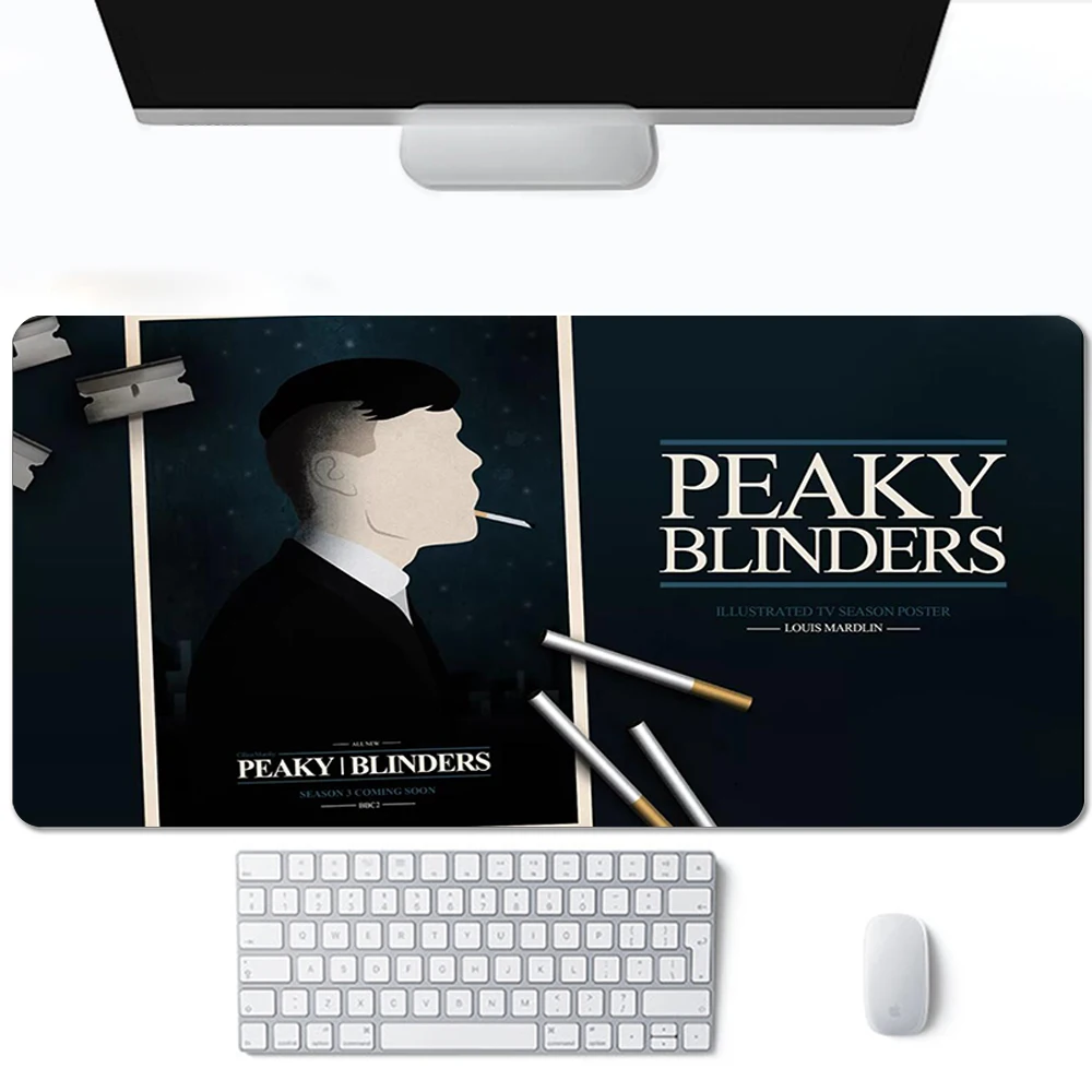 

Peaky Blinders TV series Mause Pad Gaming Mouse Mat Keyboard Gamer Mats Anime Computer Table Pads Long Speed Extended Desk Rug