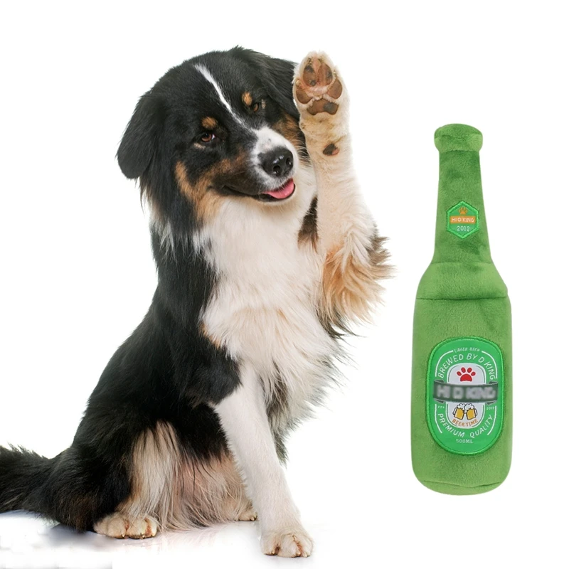 Новинка 1 шт. плюшевая игрушка-пищалка для собак устойчивая к укусам мягкая