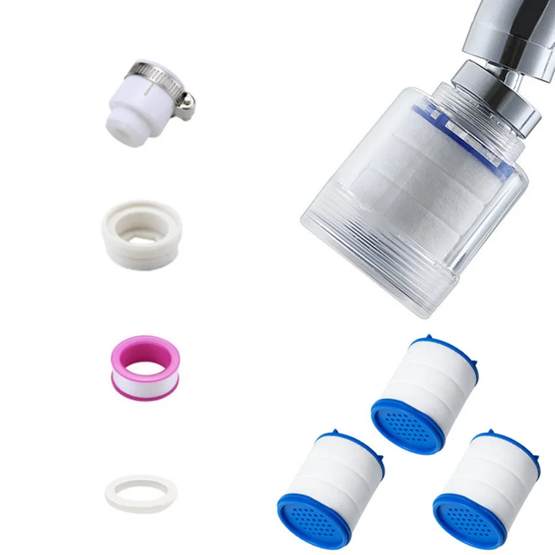 

Faucet Bubbler 3 layers Replaceable Filter element Tap water Clean Purifier Nozzle diffuser saver adapter Kitchen accessories