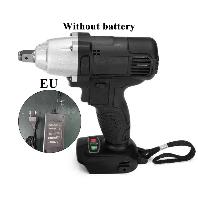 128V аккумуляторная электрическая дрель бесщеточный ударный ключ