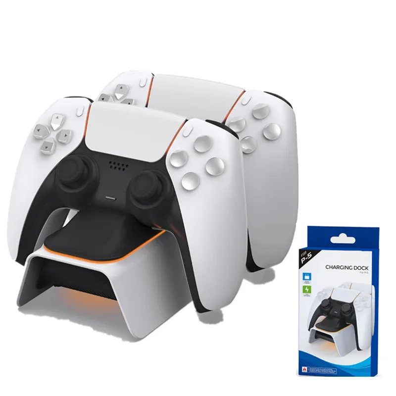 

2023 станция с двойным зарядным устройством для PS5, игровой контроллер для PS5, беспроводной геймпад, джойстик, док-станция -------- Genshin Fone Bluetooth
