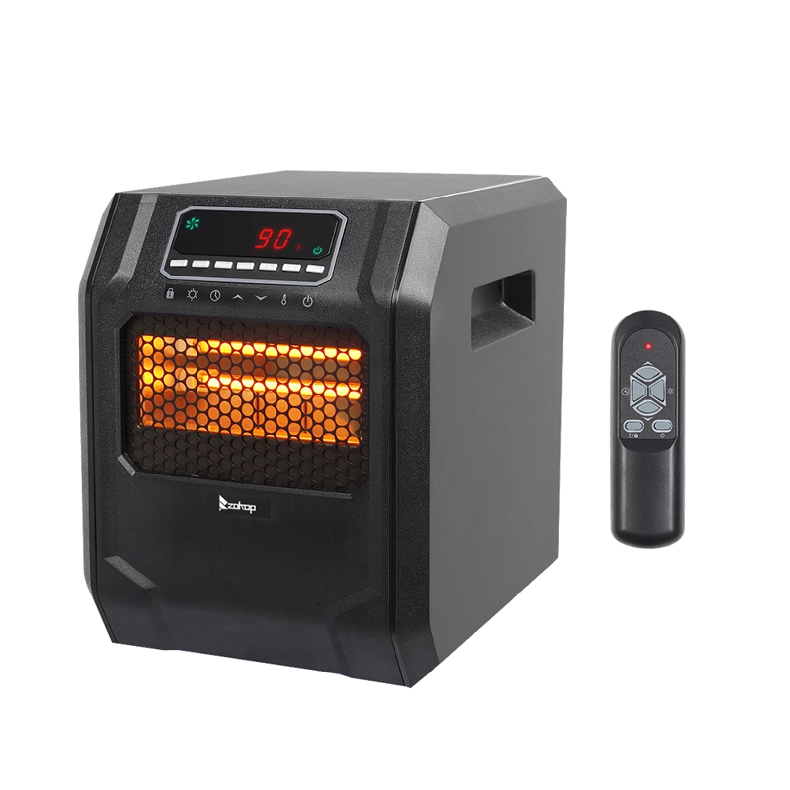 Digital Style With Remote Control Freestanding Fireplace Tabletop Warm Space