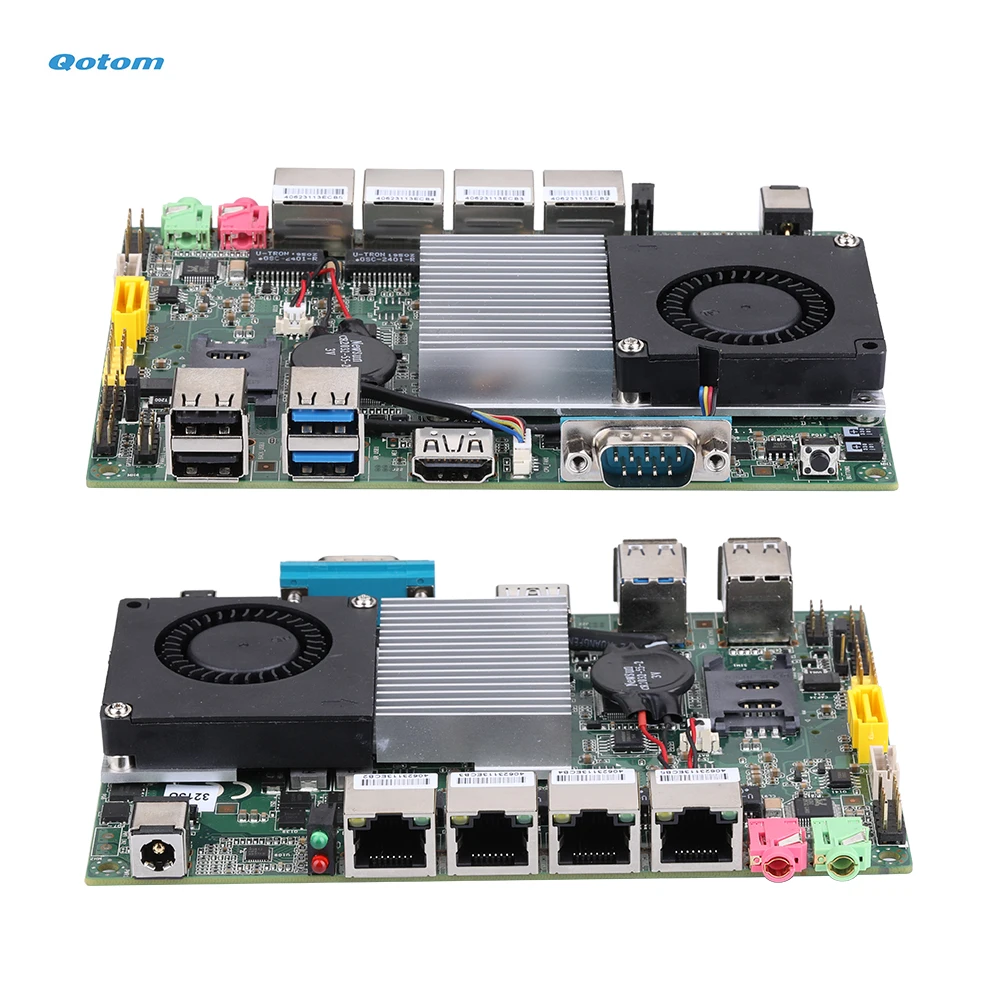 Qotom мини материнская плата Q4200UG4 P Core i5 процессор 4 Gigabit NIC PFSense CentOS Sophos для строить