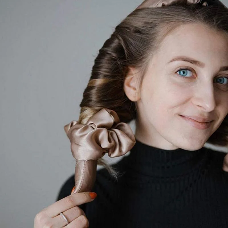 

Heatless Curling Rod Headbands Hair Roller Silk Curling Ribbon Silk Curling Ribbon Heatless Hair Curling Ribbon Make Hair Curler