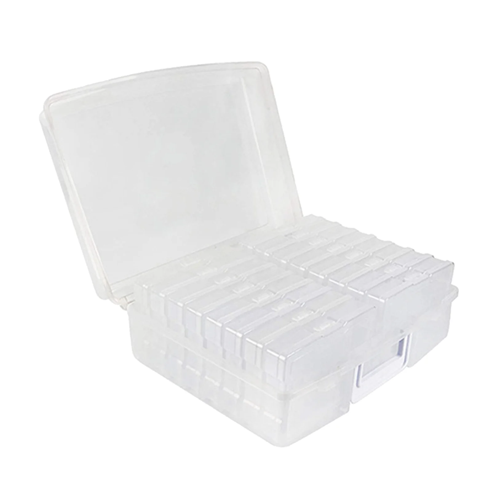 

Durable 18L Photo Case Plastic Photos Storage Box Sew Tools Organizer Holder