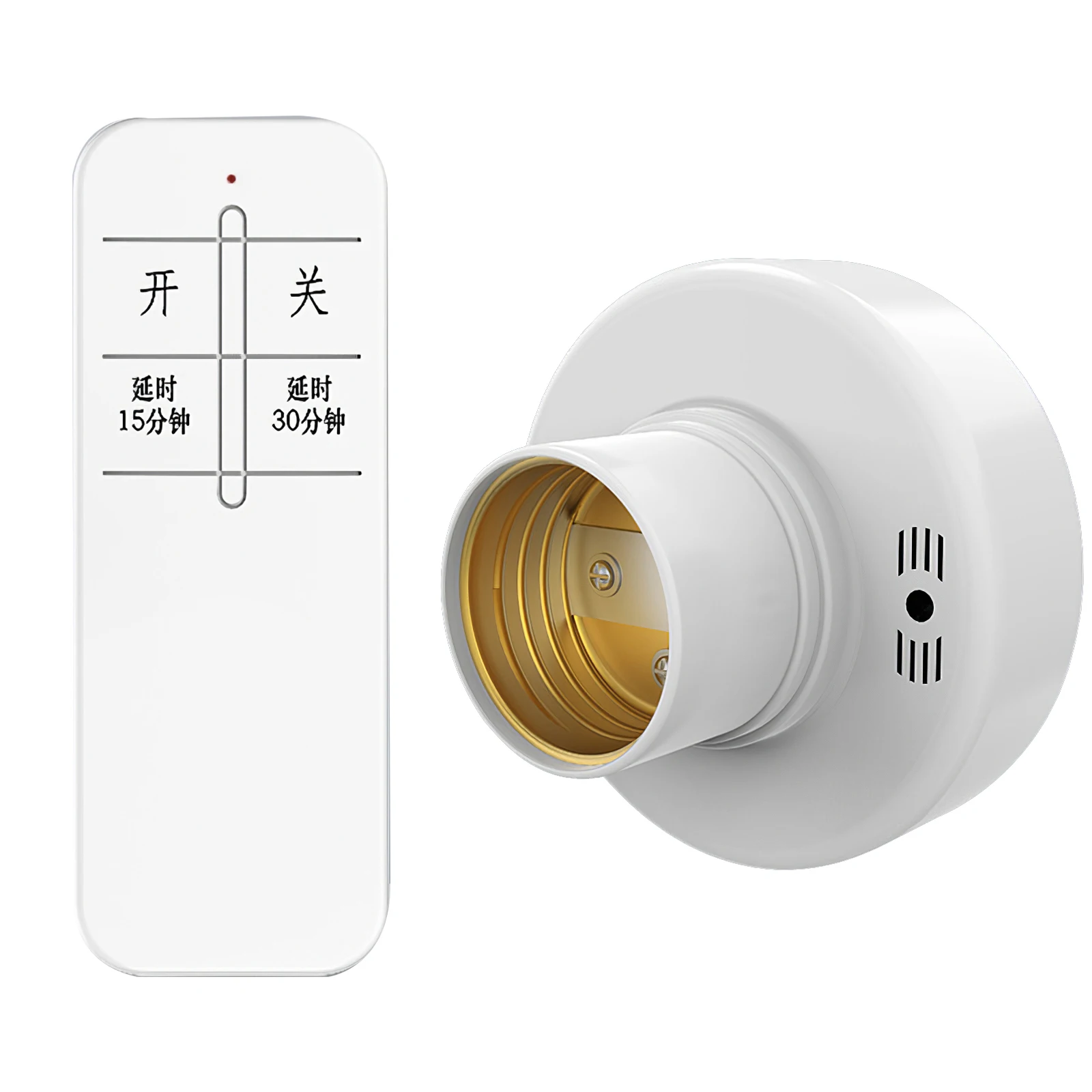 Беспроводной патрон для лампы E27 с дистанционным управлением и высокой