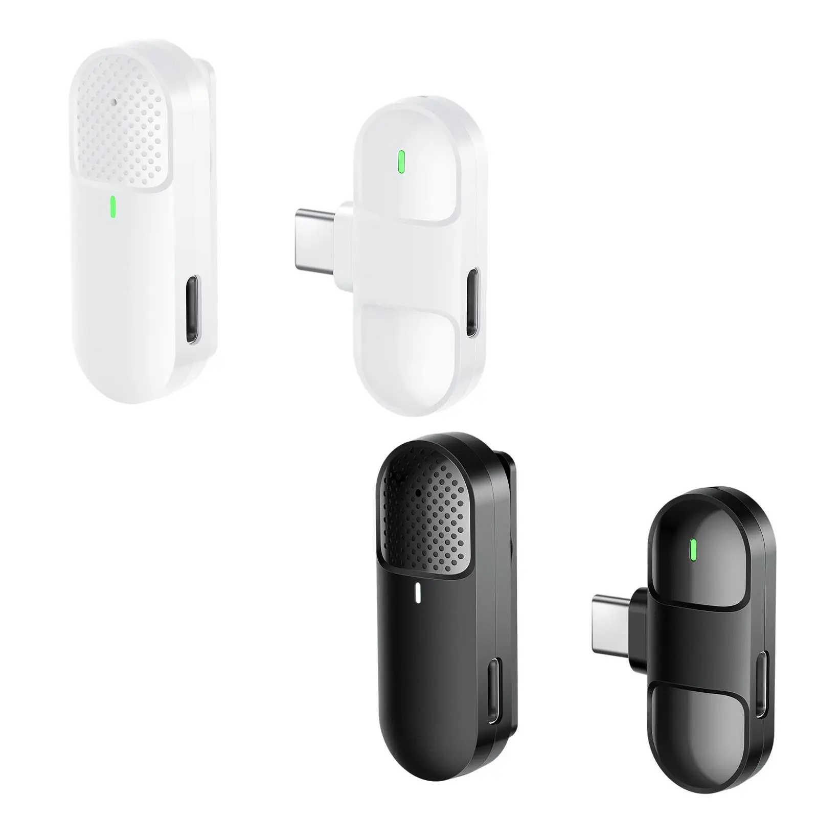 

Петличный микрофон, мини-микрофон с клипсой для телефонов под управлением Android и iOS, Видеозапись в реальном времени