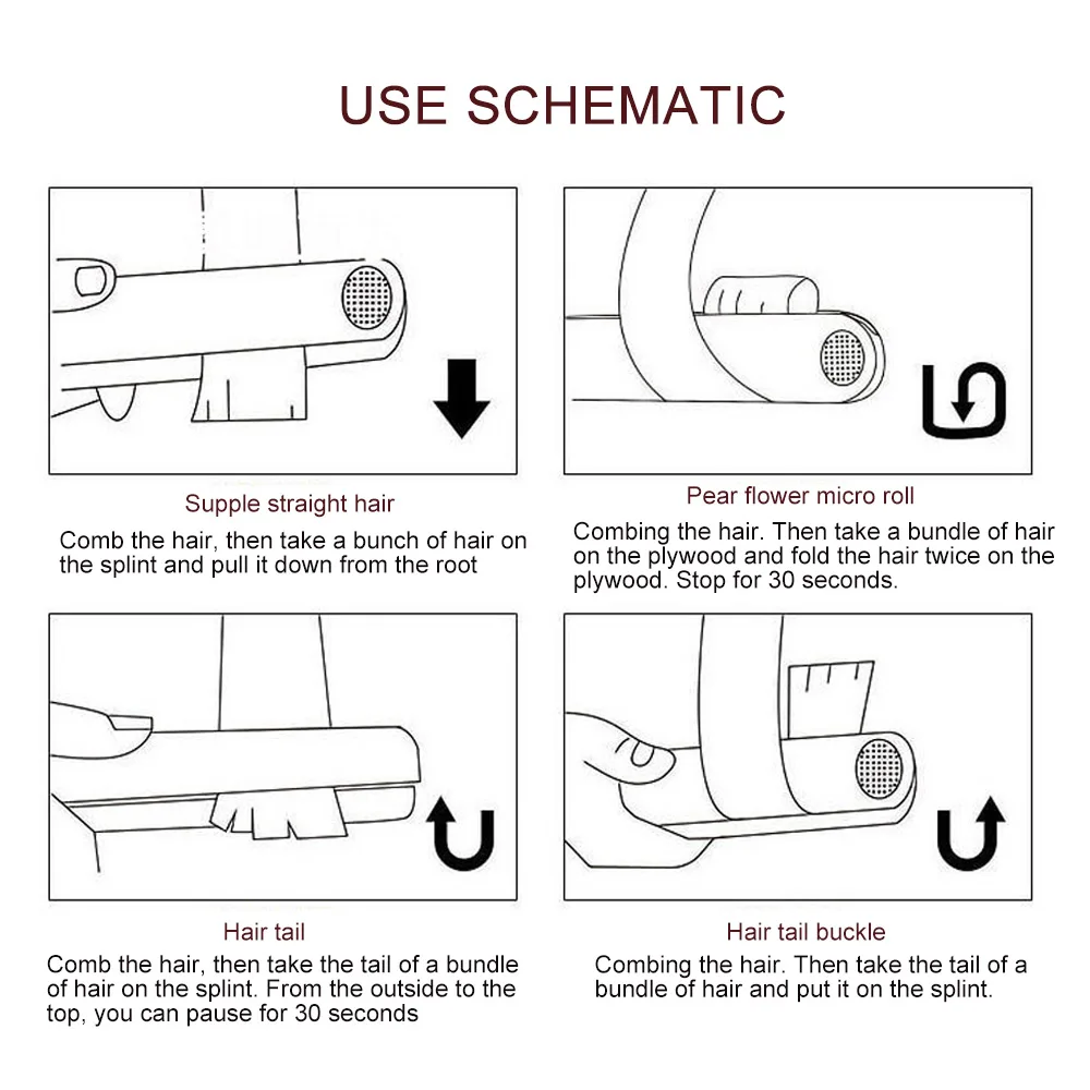 Бигуди для волос выпрямитель инструмент завивки основные Портативные модные два