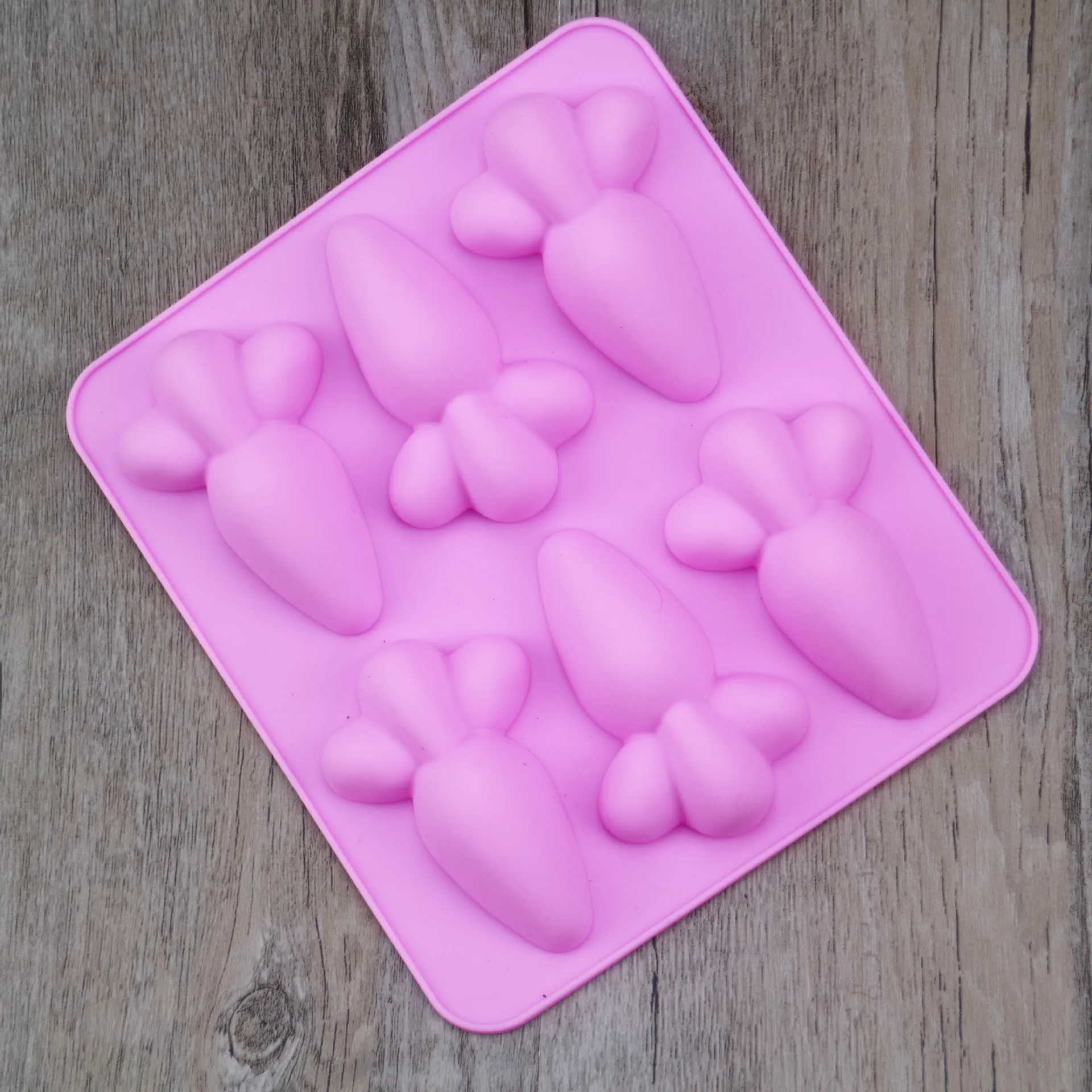 DIY шоколадная форма 6 морковь для выпечки хлеба Желейный пудинг формочка десерта