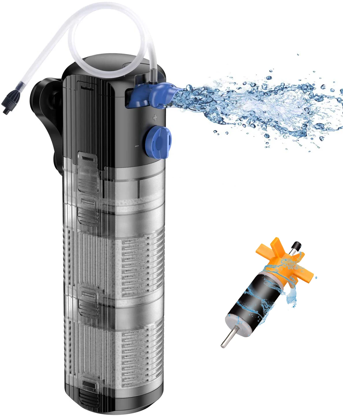 

Fish tank built-in filter three in one Aeration pump Submersible pump aquarium filter aquarium accessories filter aquarium