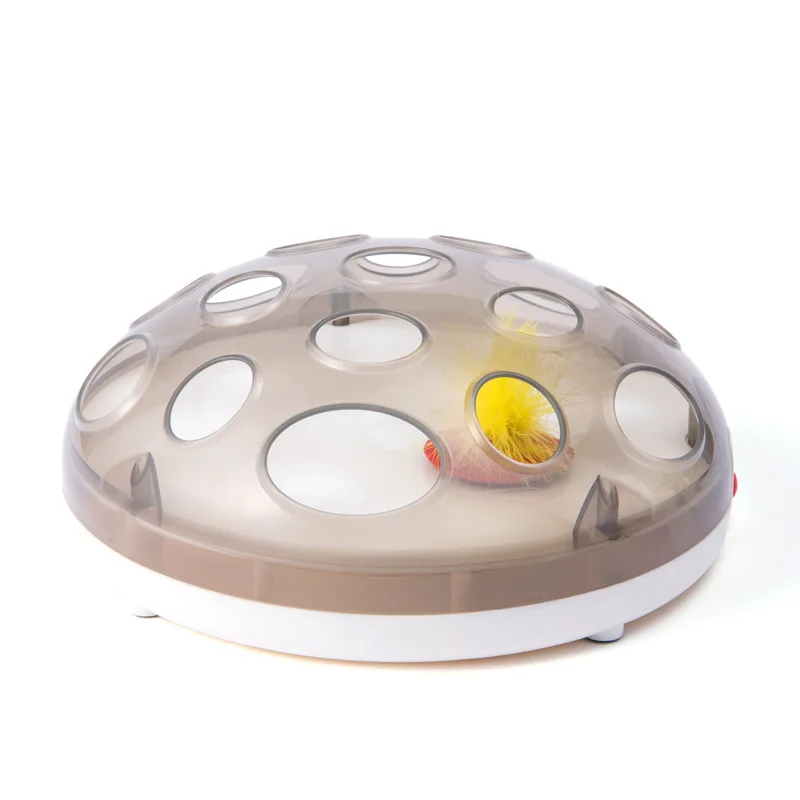 

Electric Cat Toy Turntable Crazy Amusement Tray Cat and Mouse New Magnetic Levitation Technology Funny Cat Toys