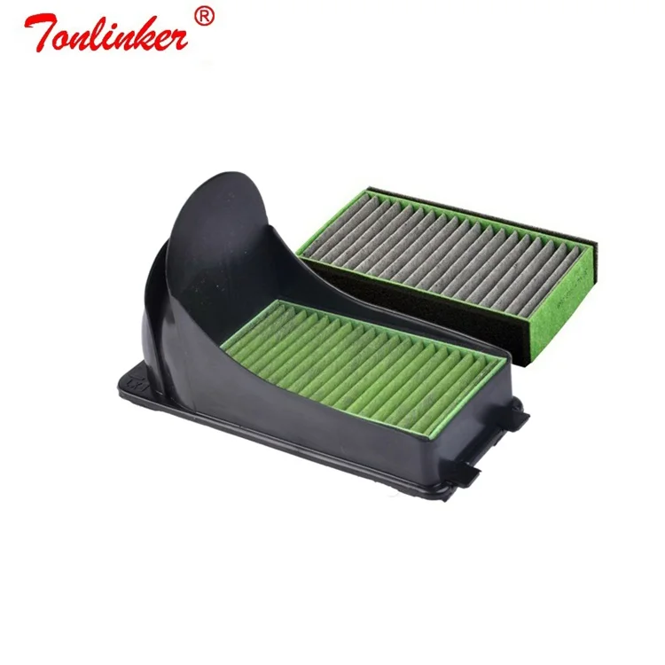 2 Filter and House Для новых 2 шт. угольный фильтр воздуха для Volkswagen 2009- Polo/Skoda Fabia II Rapid spaceback Roomster внешние фильтры в сборе - Цвет: 2 Filter and House