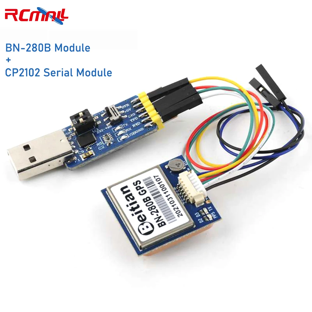 Beitian BN-280B + CP2102 USB-TTL Module