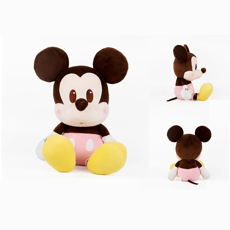 

Genuine Disney Plush Doll Standing Position 30cm Mickey Minnie Accompany Doll Pillow Short Plush Toy Birthday Christmas Gift