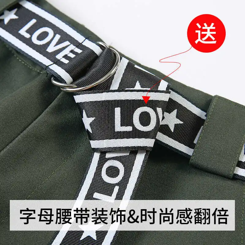 

High Waist Shorts Mujer Summer Harajuku Streetwear Wide Leg Loose Slim Hotpants Short Pants Zipper Casual Pocket Motion Shorts