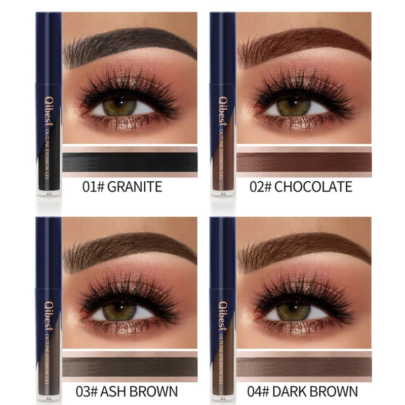 5 долговечные цвета Водонепроницаемый Тушь для бровей крем тени Макияж Красота