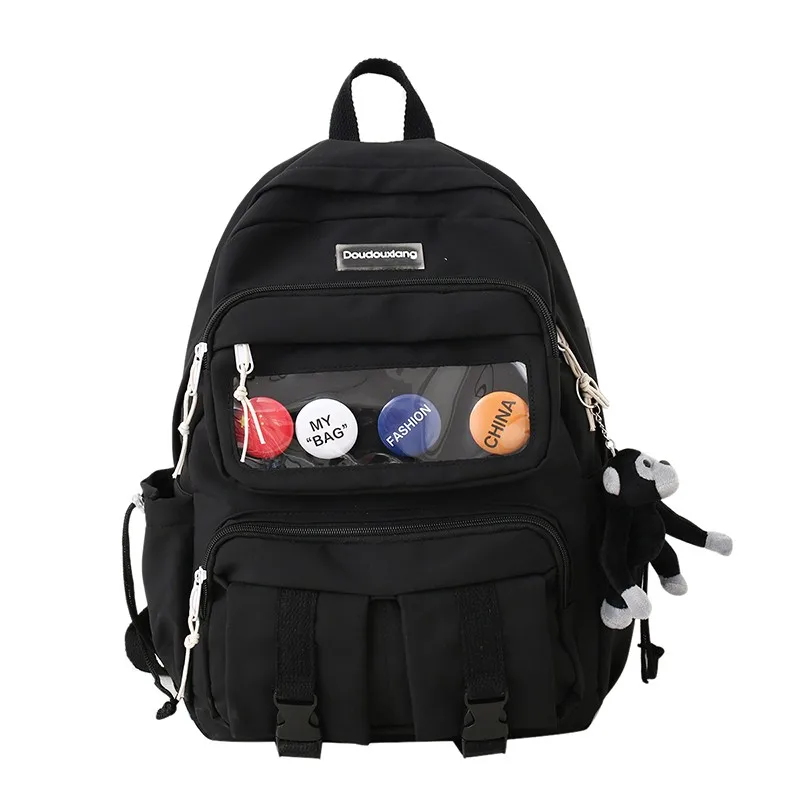 

Japanese New Fashion Women's Backpack Large Capacity Backpacks With Many Pockets Nylon Waterproof Travel Backpacks