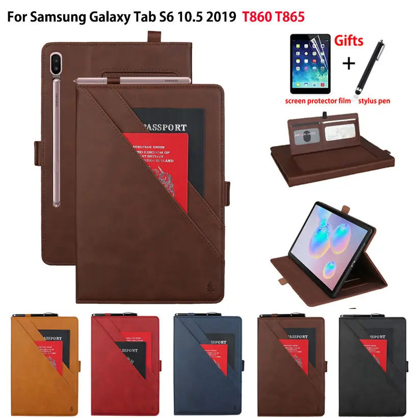 Чехол для Samsung Galaxy Tab S6 10 5 SM T860 T865 2019 &quot чехол планшета Многофункциональная