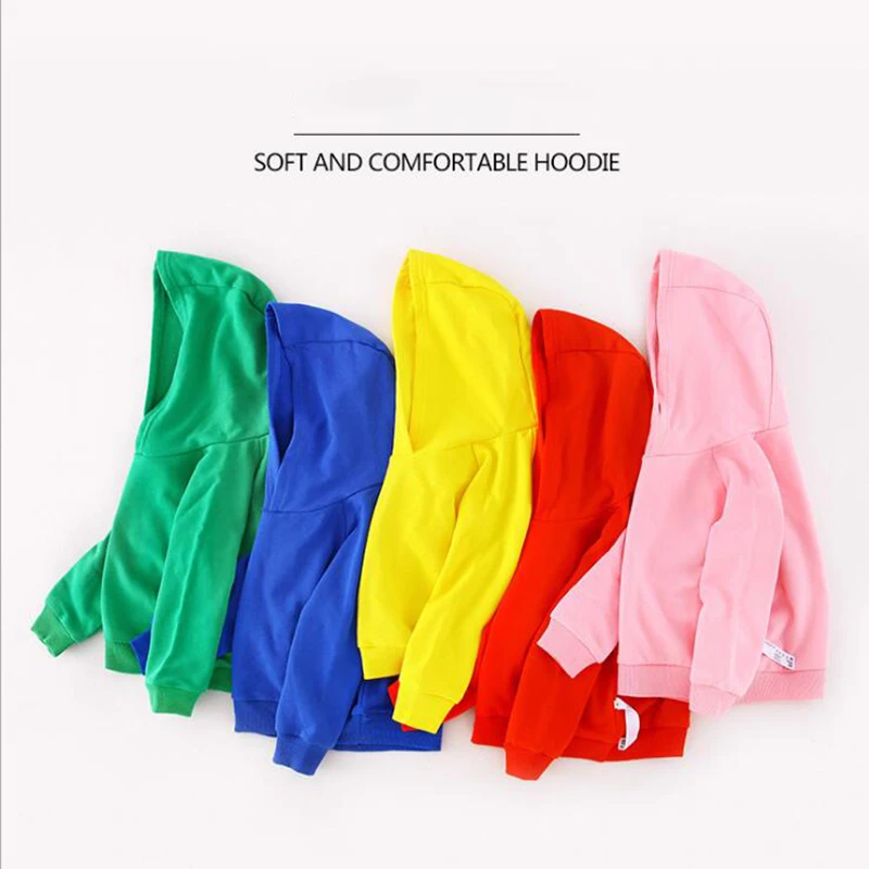 От 3 до 9 лет толстовки с капюшоном для мальчиков и девочек осенне весенние детей