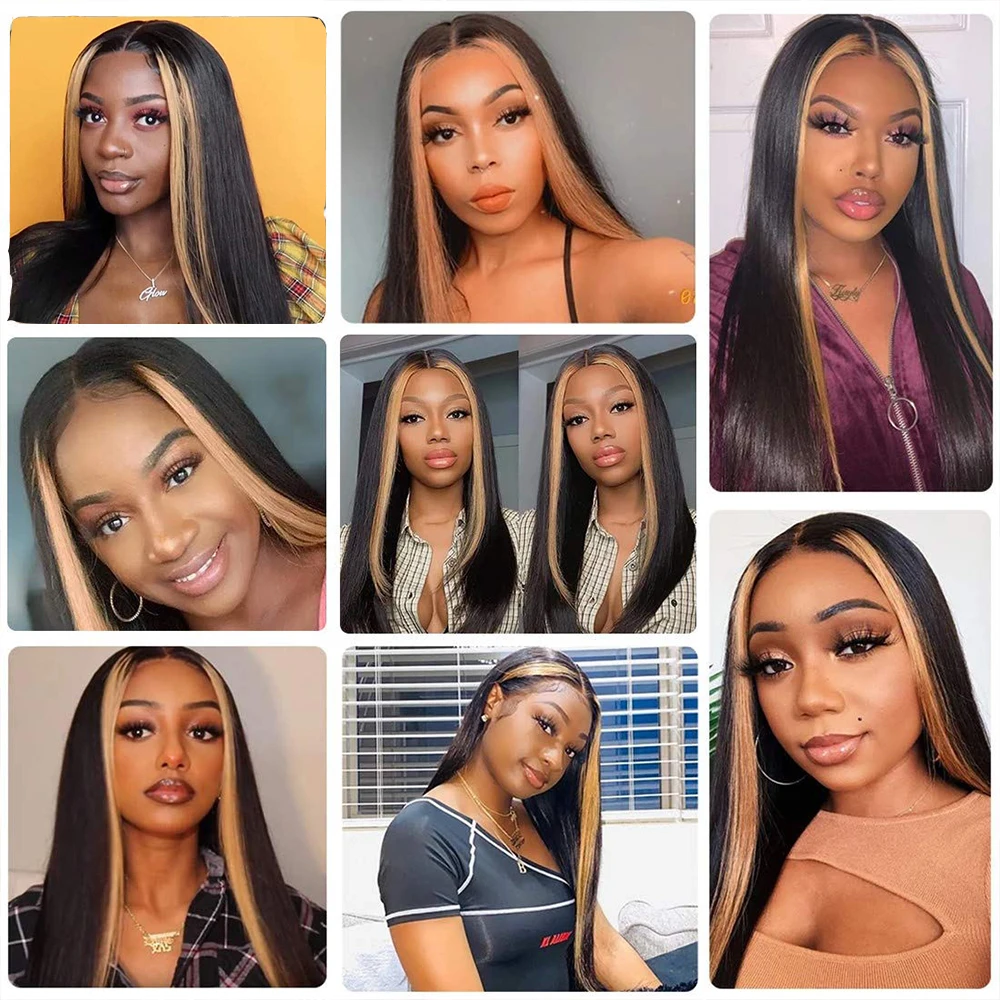 Парик из натуральных волос с прямыми волосами 30 дюймов парик бразильских 13х1т -