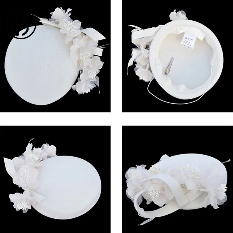 Женская фетровая шляпка Таблетка FS Элегантная для церкви и торжественных