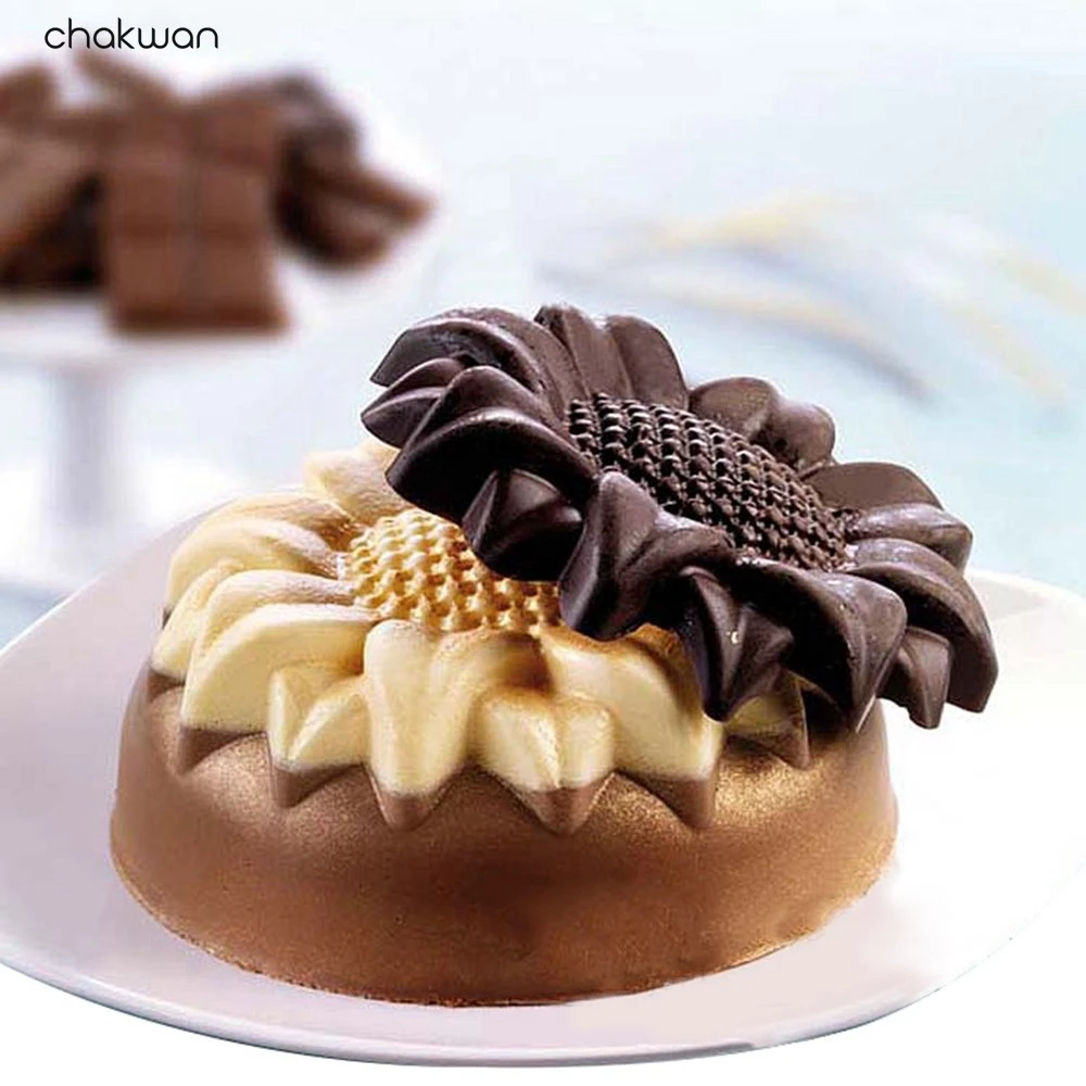 Силиконовые 3D формы для больших тортов форма в форме цветка короны инструменты