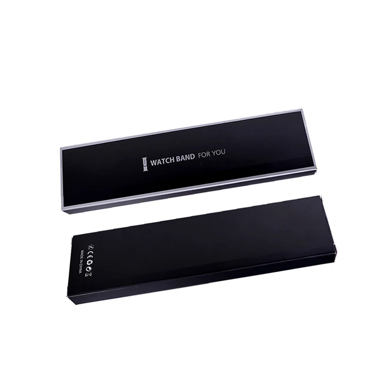 

Exquisite simple style papery package watchbands boxes for Apple Watch Band 38mm 42mm 44mm 40mm strap Gift Boxes