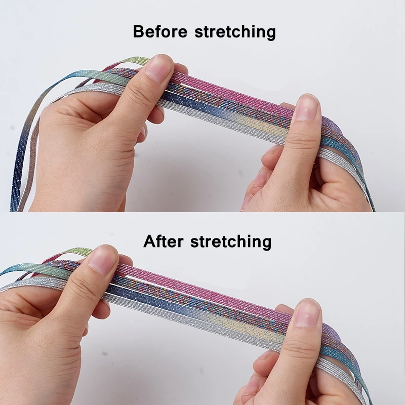 Elastic Shoelaces Sneakers Flat Fashion Colorful Cross Metal lock Shoelaces without ties Child Adult On Foot Leisure Lazy laces