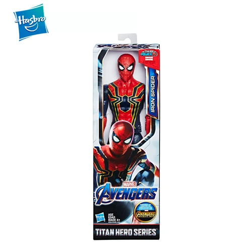 IRON SPIDER Hasbro Marvel Мстители Бесконечность войны Starforce супер герой 1" эндшпиль Титан герой серии человек паук Железный человек енот Доктор Стрэндж - Цвет: IRON SPIDER