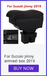 Для Suzuki jimny подлокотник коробка зарядка через usb увеличивает двухслойный центральный магазин содержание держатель стакана, пепельница аксессуары
