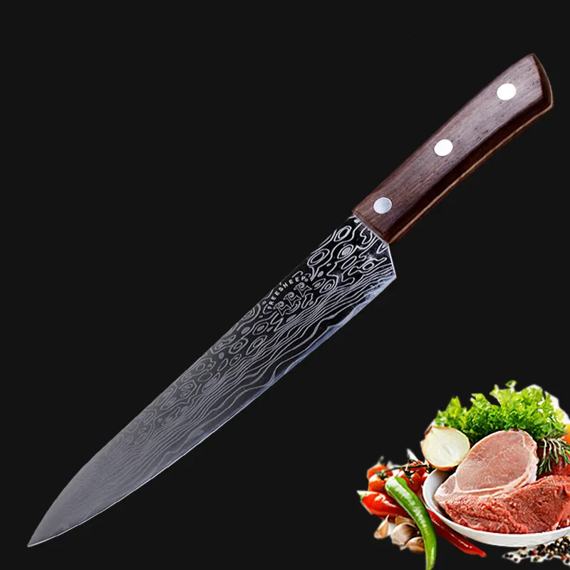 Японские кухонные ножи из Дамаска имитация овощей нож для кухни в западном стиле