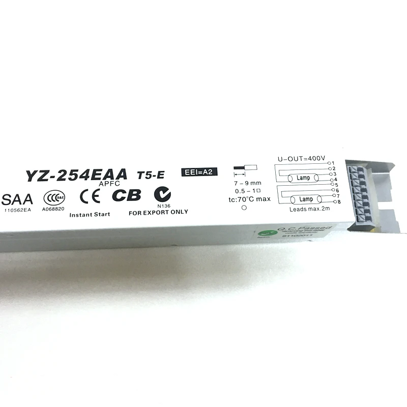 Электронные балласты 3AAA YZ 254EAA 220 240 в 2*54 Вт T5 для выпрямителя лампы аквариума HO